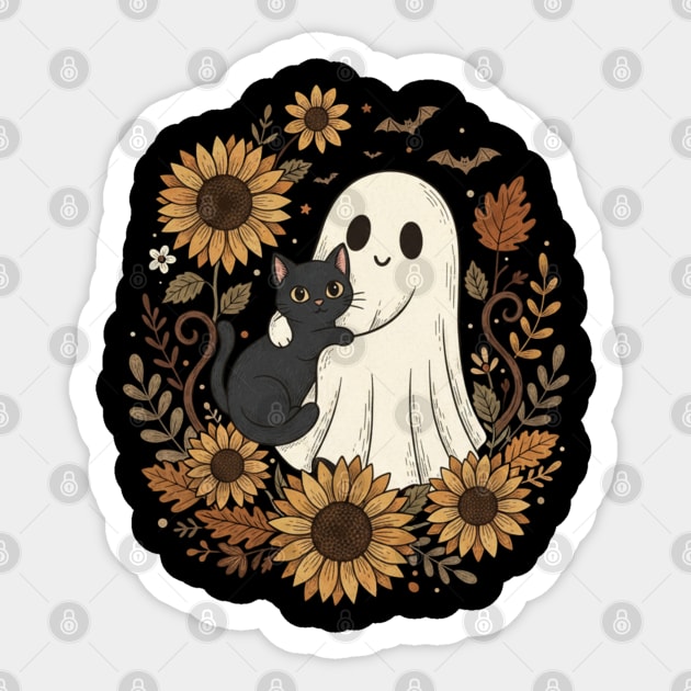 halloween-vibes Sticker by Creatifly Graphic Tees